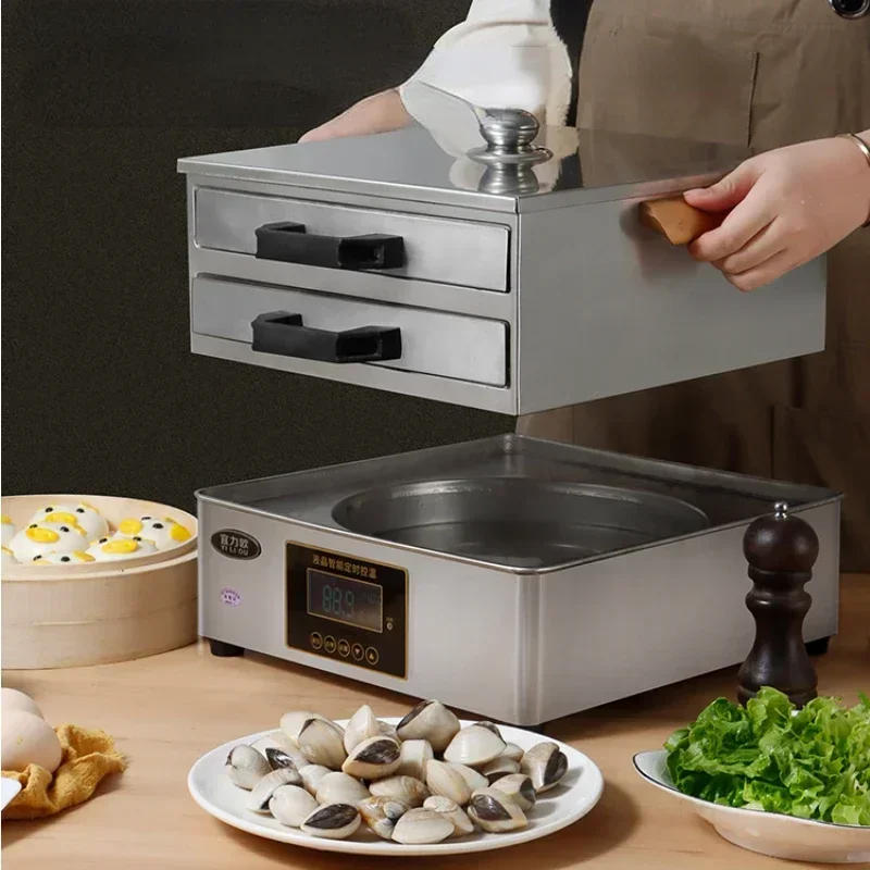 ماكينة صنع المكرونة الأرز المنزلية الأرز المعكرونة تبخير لوحة التدفئة الكهربائية الأرز المعكرونة دعم 304 نوع درج الفولاذ المقاوم للصدأ #4