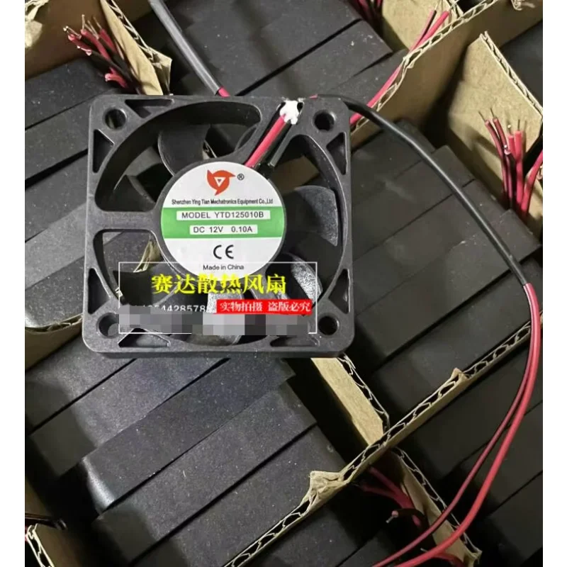 YTD 125010 B DC 12 В 0,10 А 50x50x10 мм 2-проводной охлаждающий вентилятор для сервера
