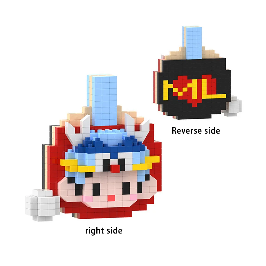 Blocos de construção de raquete de tênis de mesa, brinquedos pequenos de blocos de construção, enfeites de mesa decorativos. Presente para entusiastas do tênis de mesa