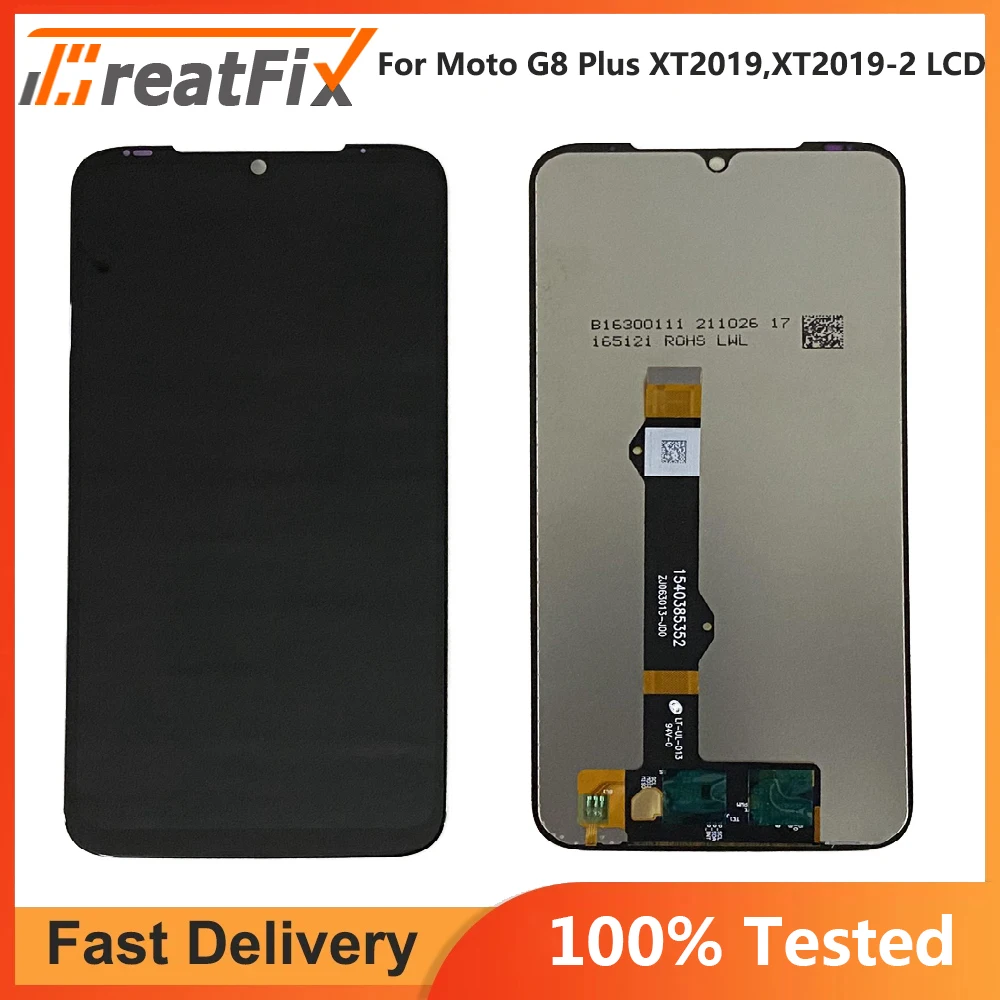 

For Motorola Moto G8 Plus LCD Display Touch Screen Digitizer Assembly XT2019 XT2019-2 Display Replacement Repair Part