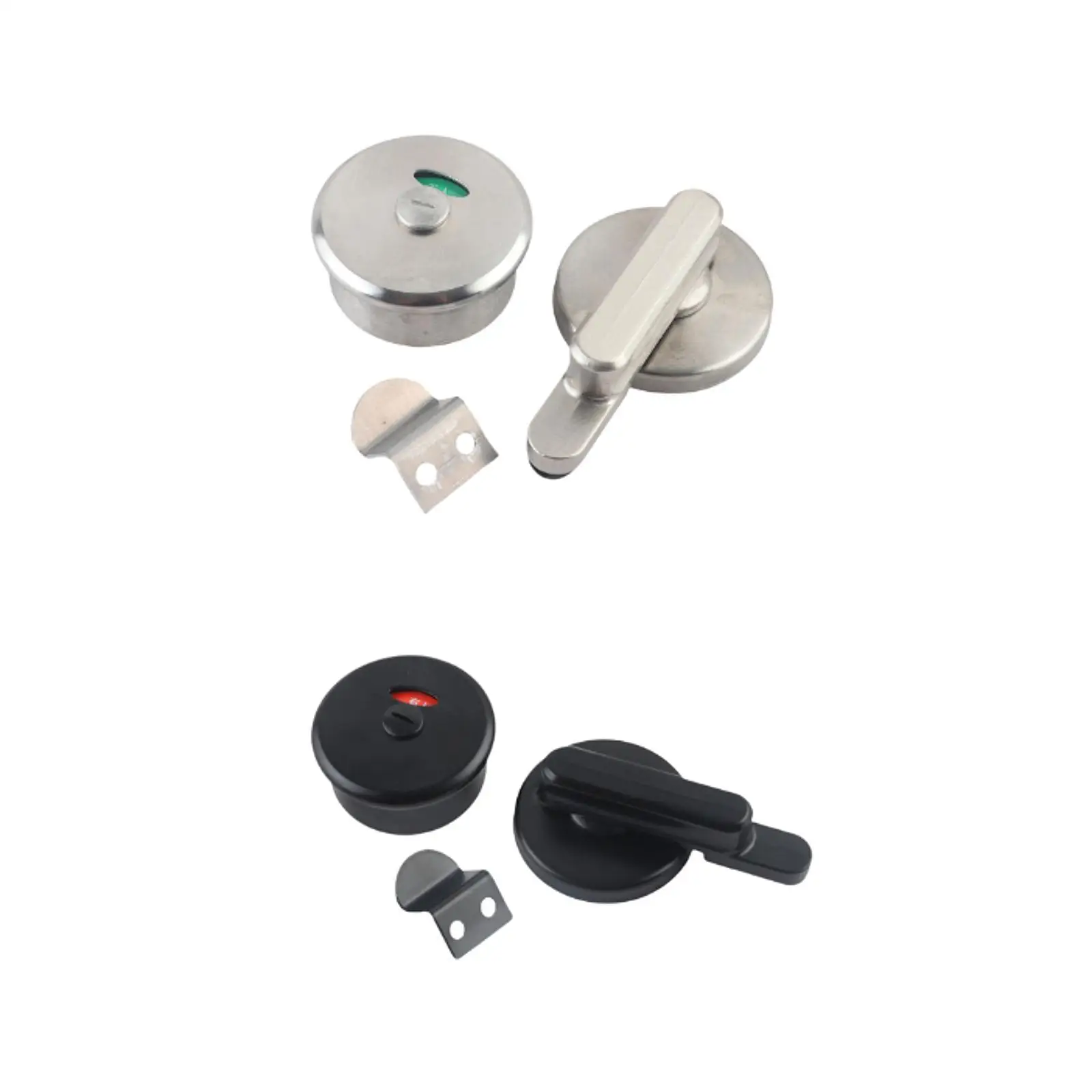 

Рычажный замок для конфиденциальности в ванной комнате, свободный профессиональный замок из нержавеющей стали с китайскими иероглифами, портативный замок для конфиденциальности двери ванной комнаты в общественных местах