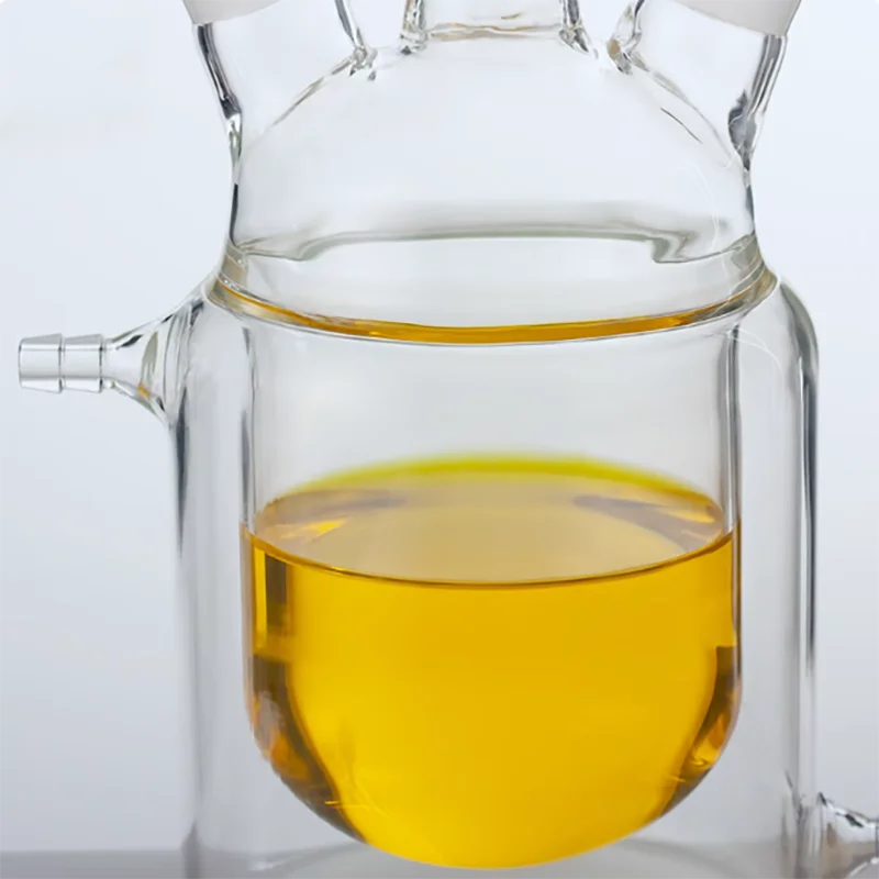 Three-neck jacketed reaction flask double-layer reactor glass jacketed reaction flask 250ml500ml1000ml