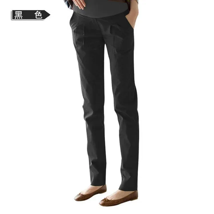 綿快適なファッション多用途マタニティ腹サポートパンツ春秋レジャーハーレムパンツ妊婦腹パンツ