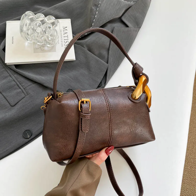 

Women's Messenger Bag By Luxury Brand, Made Of Durable Leather, Spacious With Pockets, Ideal For Work Or School Use