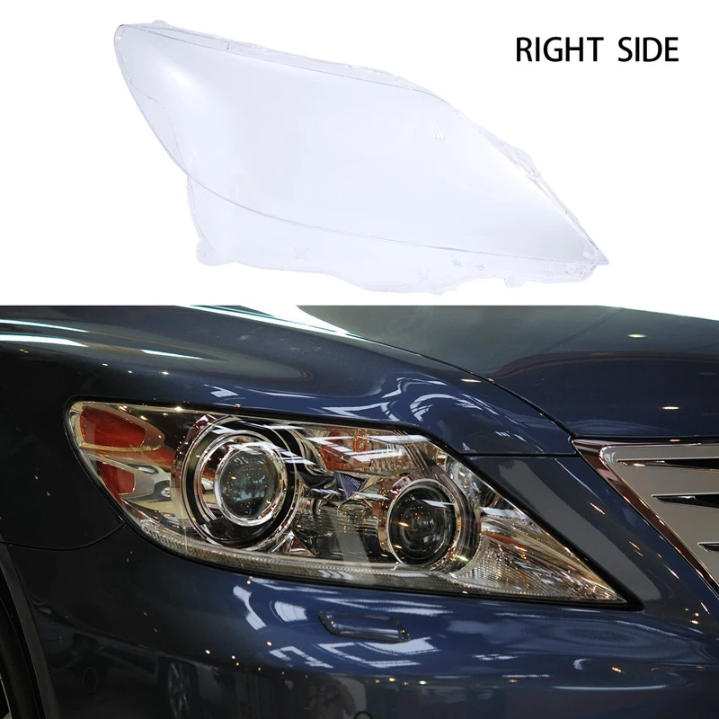 For Lexus LS460 10-12 Car Headlight Shell Headlight Cover Head Light Lamp Lens Headlight Glass Auto Shell Cover Right Parts