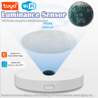 Tuya WiFi Light Sensor Luminance Sensor Illumination Brightness Detector Smart Home Linkage of Smart Curtains Smart Life APP