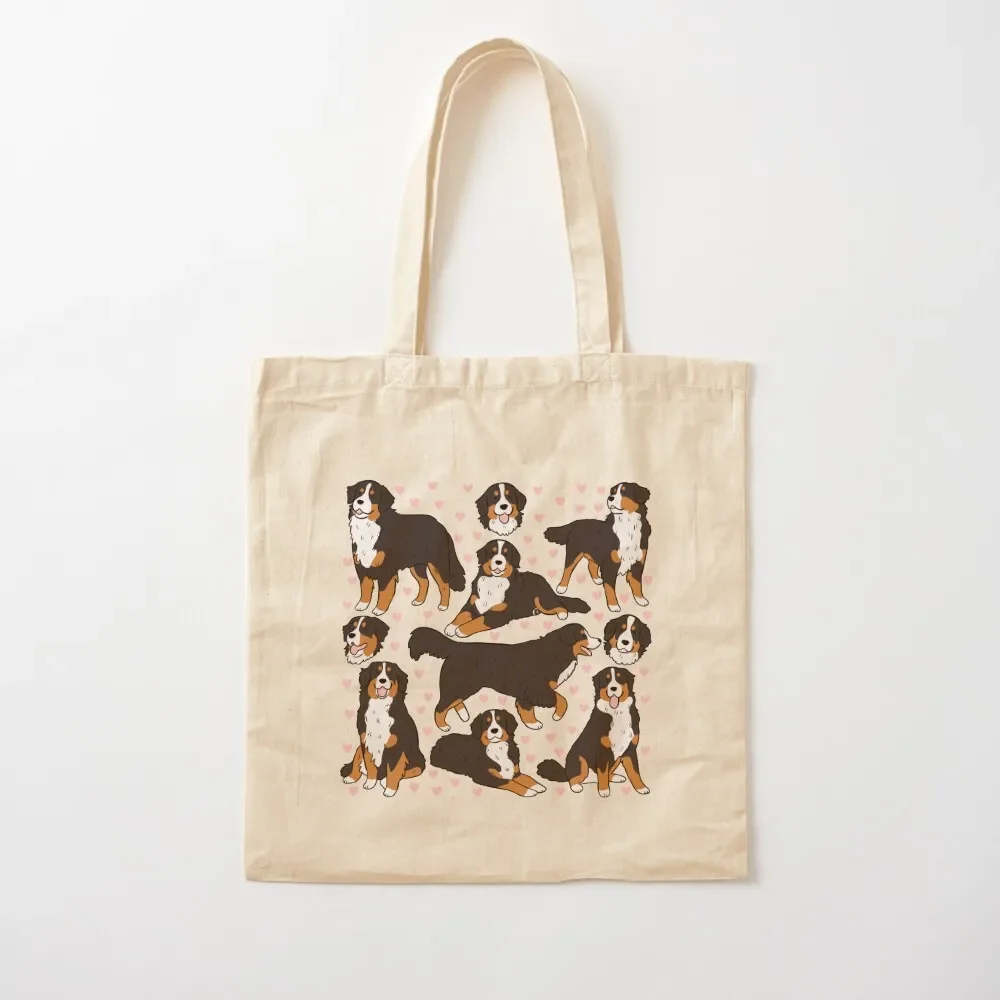 

Bernese Mountain Dog cute illustration pattern Tote Bag Women's bag Large bags for women Tote Bag