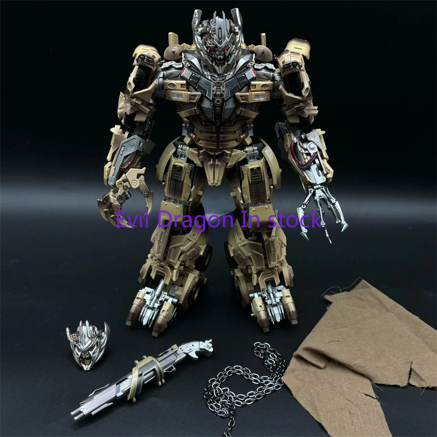 Figuras de acción de Transformers de 35cm, tanque gigante de DP-01 MG, Color del desierto, DP01