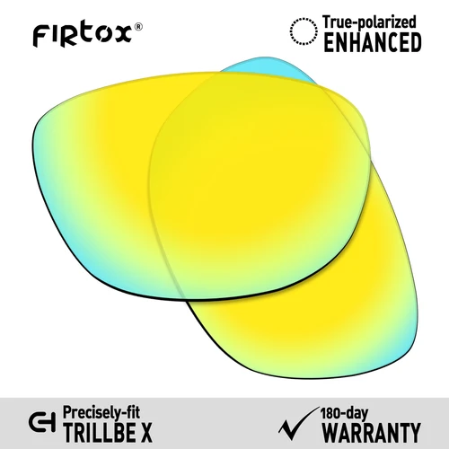 Imagen 2 del producto Lentes polarizadas Firtox True UV400 de repuesto para gafas de sol Oakley Trillbe X OO9340 (solo lentes) - Varios colores