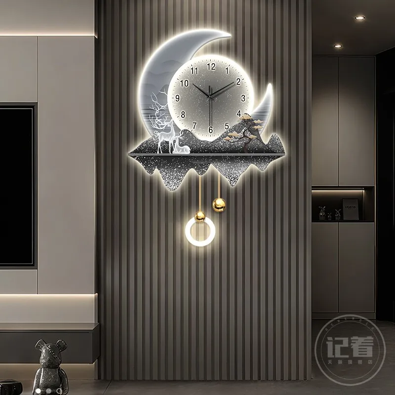 Luxury Modern Wall Clocks Interior Led Restaurant Nordic Fashion Silent Wall Watch Creative Reloj De Pared Home Decoration