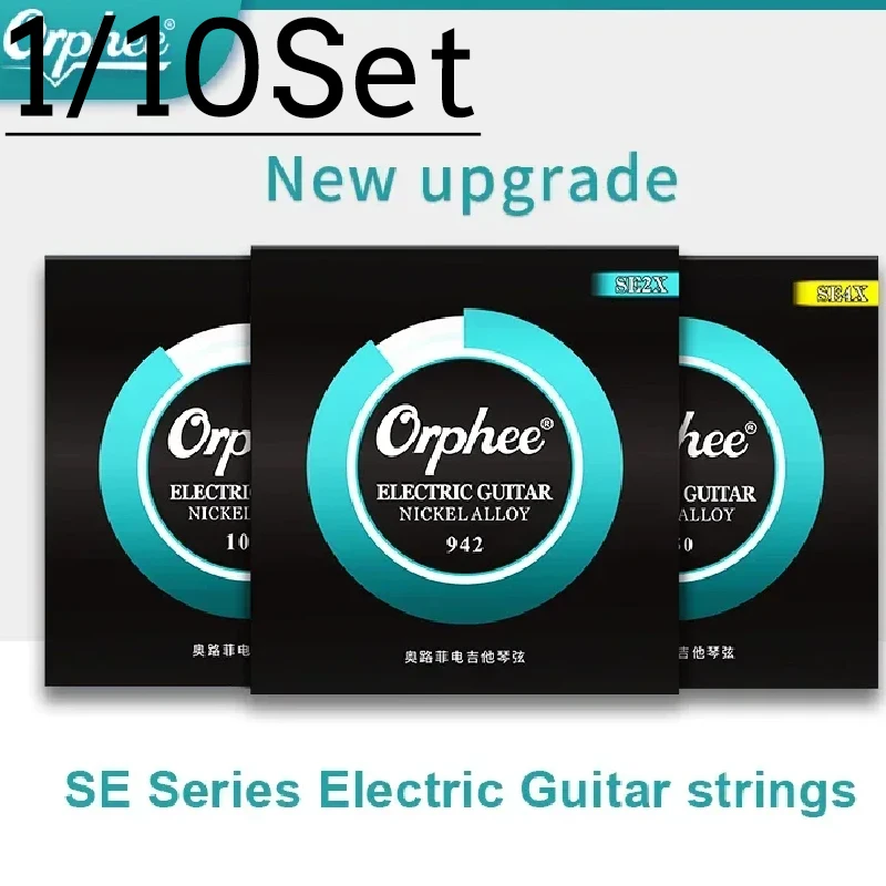Orphee cuerdas de Guitarra eléctrica de acero rico en carbono núcleo Hexagonal aleación de níquel accesorios de Guitarra piezas de Guitarra