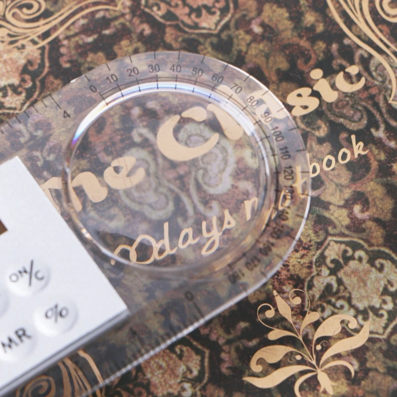 Mini Calculator with Magnifier Ruler Ultra-Thin Solar Energy Multifunction for School Office Electronic Desktop Dropship