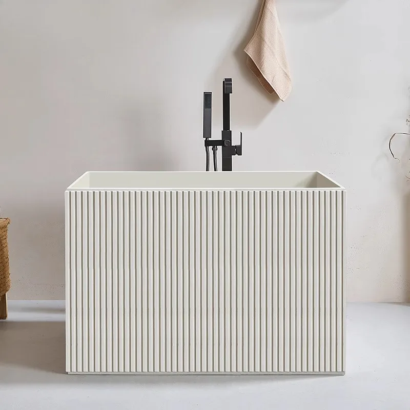 

Minimalist Designer Bathtub Tempreture Edge Barrier Freestanding Enclosure Bathtub Water Faucet Foam Ducha Piscina Furniture