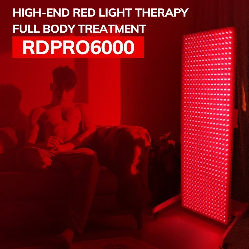 وصول جديد RDPRO6000 لوحة العلاج بالضوء الأحمر الكبيرة الذكية مع تشعيع عالي وتشغيل ذكي