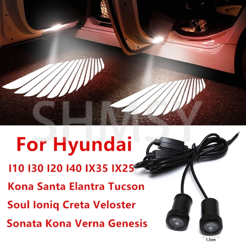 2 шт., аксессуары для автомобильных дверей Hyundai Tucson I10 I20 IX30 I40 IX35 Accent Kona Solaris Genesis G70 G80 G90 GV70 GV80 GV60