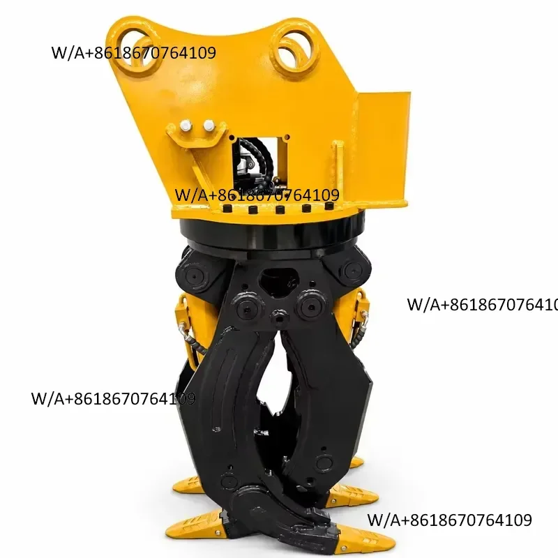 Suitable for 360 Degree Rotating Hydraulic Wooden Grapple Log Timber Grab for 5-20 Ton Excavator