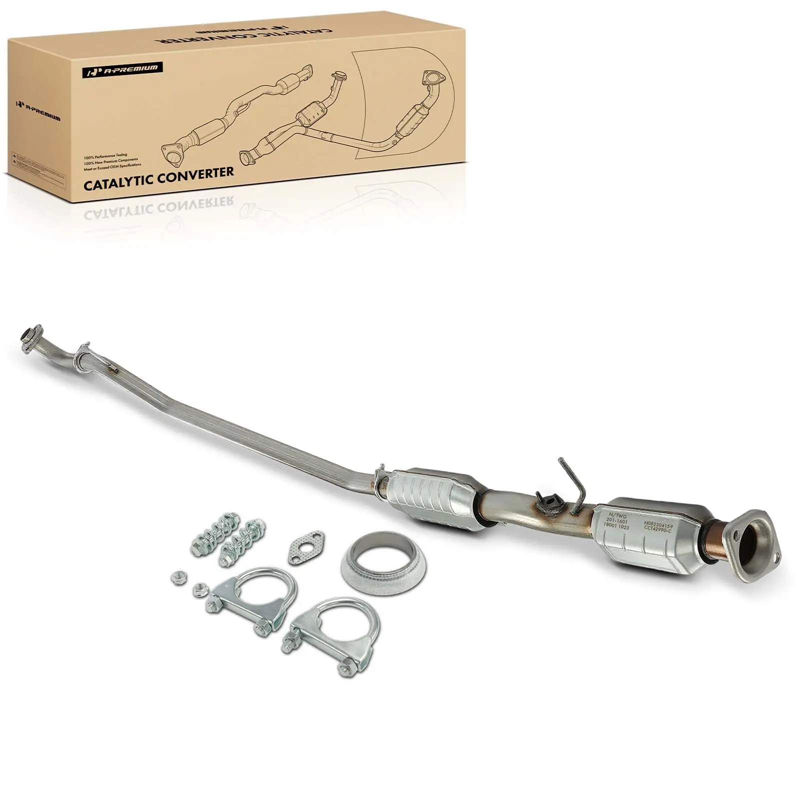 A-Premium Rear Side Catalytic Converter for Toyota Highlander 2001-2003