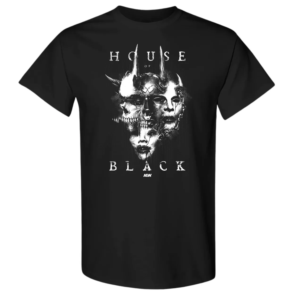 HOUSE OF BLACK - MASKS AEW Official T-Shirt