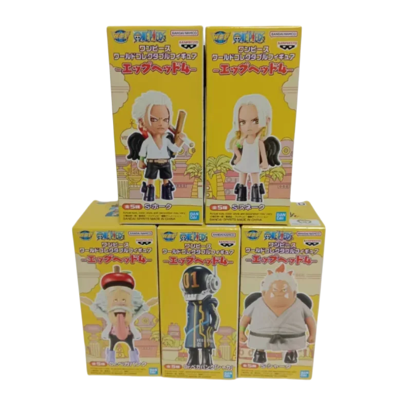 Genuine Bandai ONE PIECE WCF Egghead Vol4 Vegapunk Jinbe Anime Action Figures Model Toys Collectible Gift for Toys Hobbies Kids