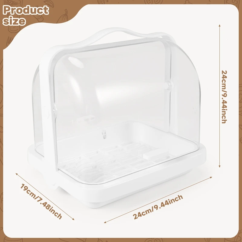 Caixa De Armazenamento De Pão De Cozinha, Plástico, Primeiros Socorros, Medicina, Organizador De Cosméticos, Multifuncional Flip Boxes