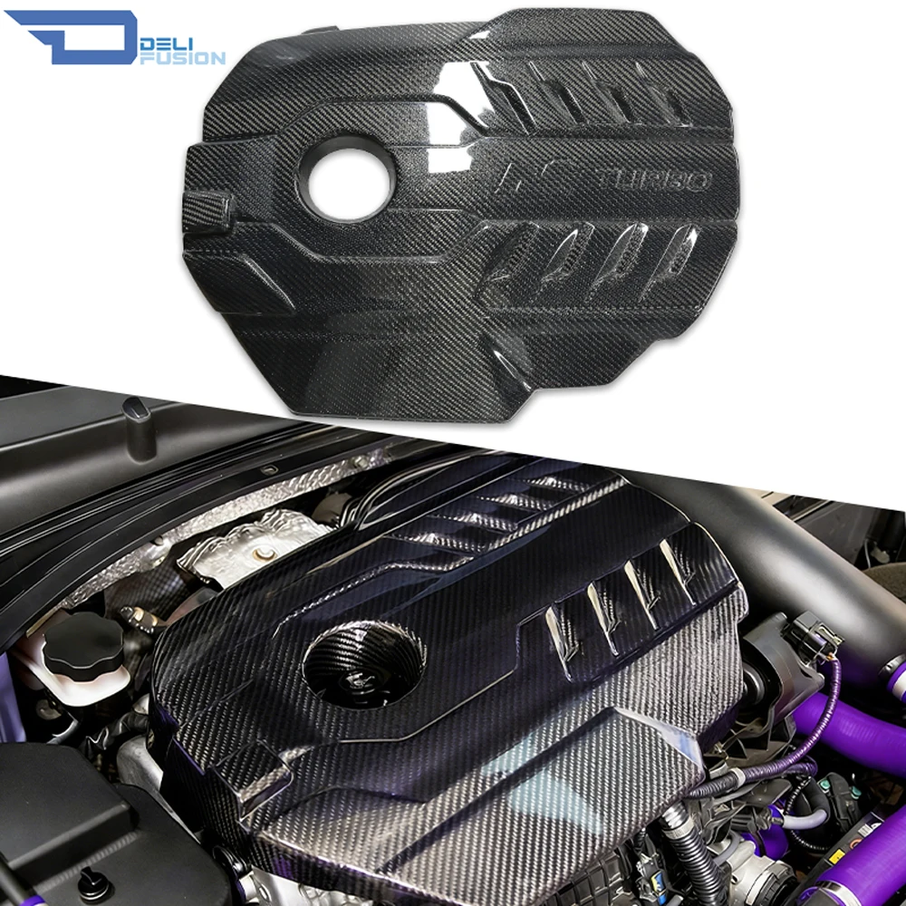 

For Hyundai G4KH Theta II 2.0 Turbo GDI Engine Cover CFM Fit Elantra N i30 N Kona N Veloster N Engine Top Cover Auto Accessories