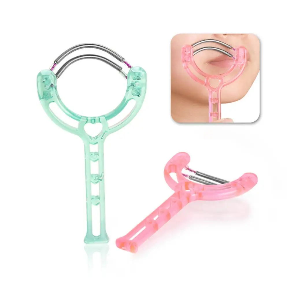 Facial Hair Remover Spring Roller Handle Epilator for Fine Hair Removal and Lip Smoothness