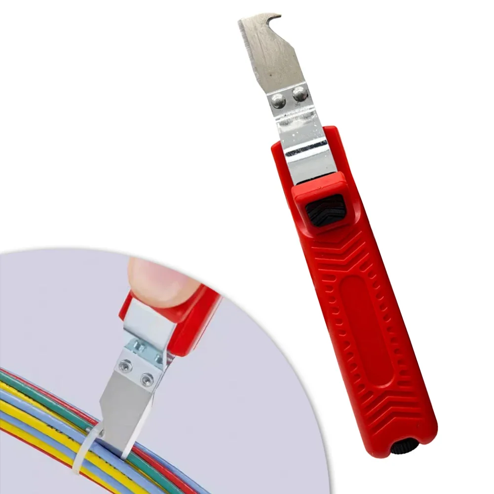 Rotating Blade Hook And Straight Blade Cable Stripper Blade Package Content Product Name Red Rotating Blade Adjustable Screw