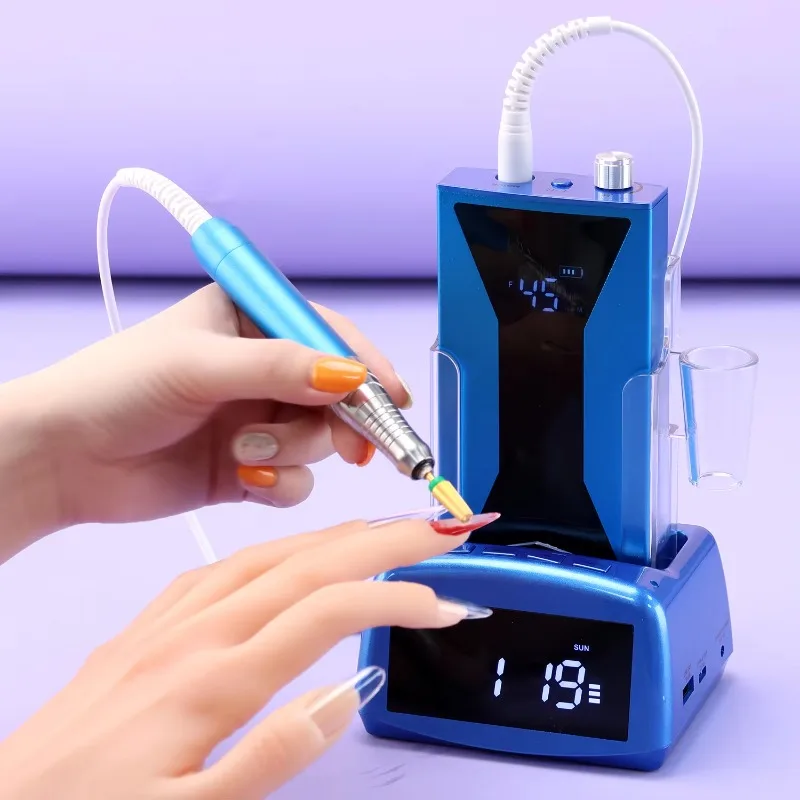 Popular brushless motor nail drill cord 45000 rpm nail polisher electric portable nail file