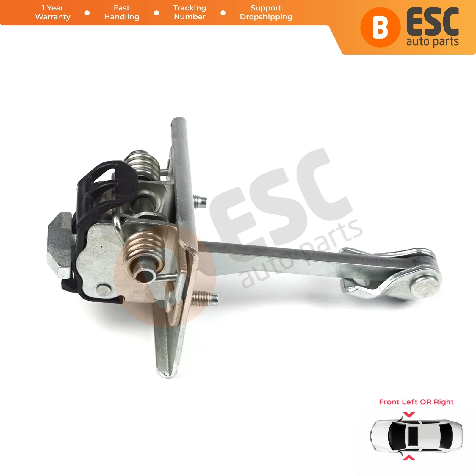 

EDP767 Front Left OR Right Door Catch Hinge Brake Stop Check Strap Limiter 9181N2 for Peugeot 308 MK1 4/5 Door 2007-2013