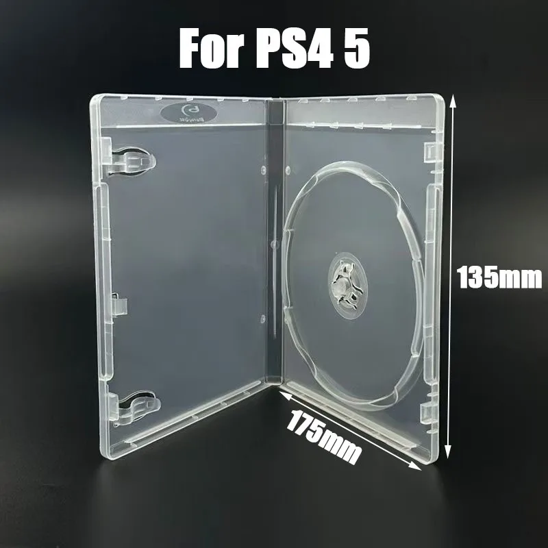 1PC For PS1 PS2 PS3 PS4 PS5 Replacement Empty Game CD DVD Box Case for PS4 Game Disc Storage Shell Cover Repair Accessories
