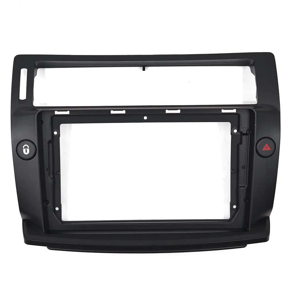 2 Din Car Radio Stereo Audio Plate Fascia Frame For Citroen C4 Quatre 9 inch Big Screen Auto Android Player Panel Dash Mount Kit