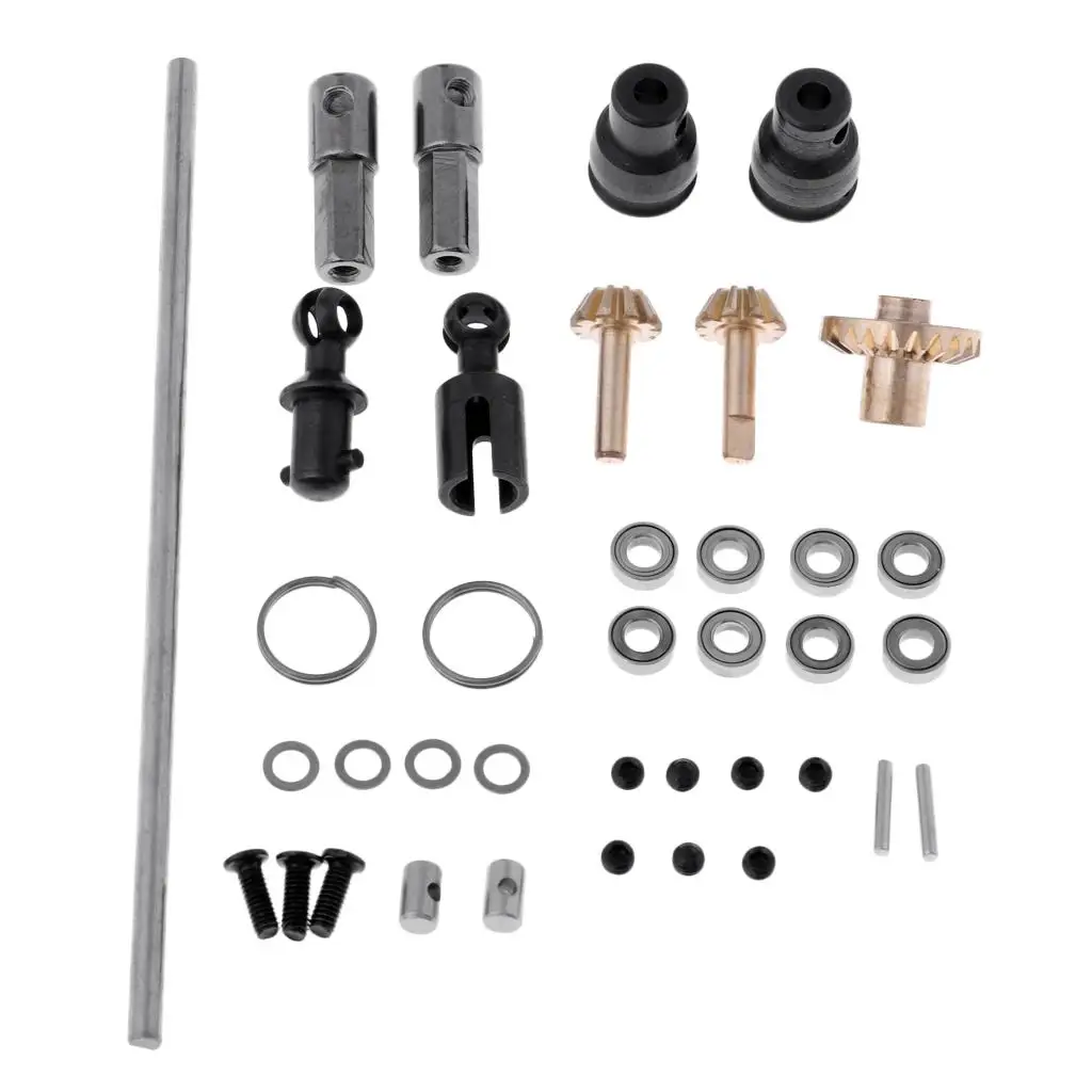 Eje de transmisión para camión RC, piezas de repuesto duraderas de excelente mano de obra para camión militar WPL 1 16 4WD Semi Pickup