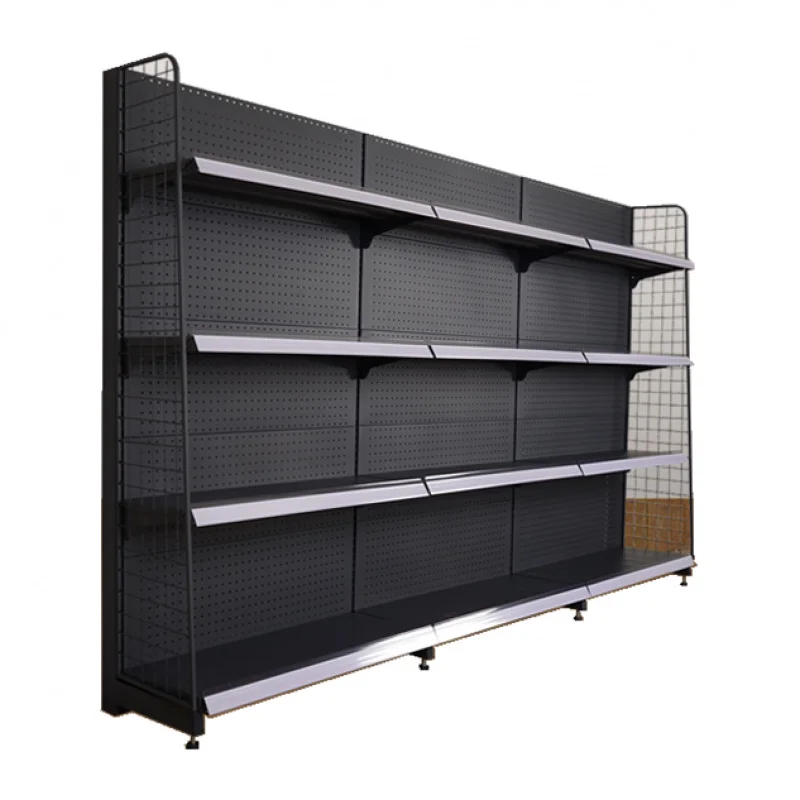 custom.Single Sides Supermarket Shelves/Wall Shelves Display Rack Shelf Display Gondola