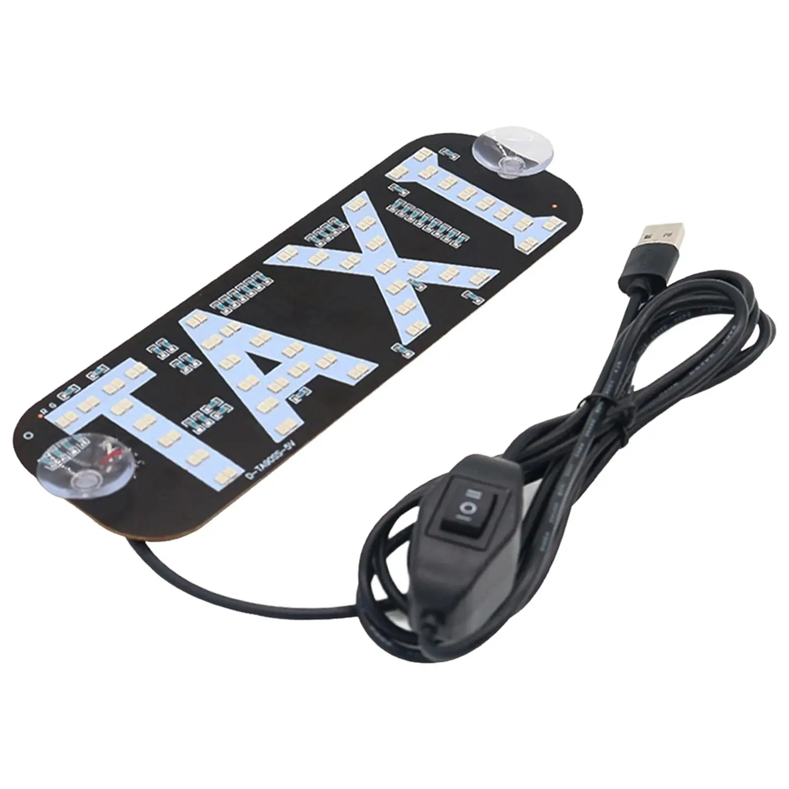 

Светодиодный знак для такси, аксессуары, с присосками, простая установка, высокая производительность, 2 изменяемых цвета, декоративная LED-вывеска для такси