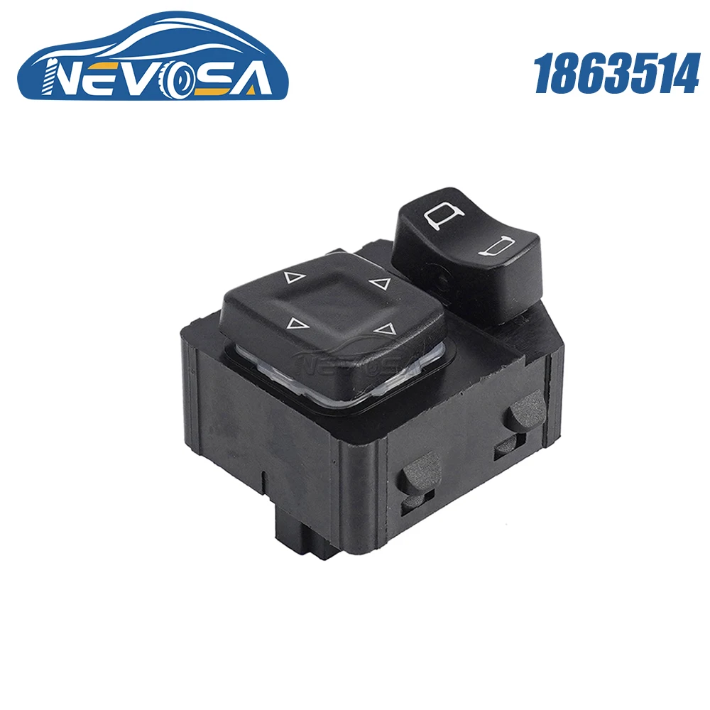 

NEVOSA 1863514 For Scania P- G- R- T-Series Truck Power Window Lifter Switch Rear Mirror Control Button Car Accessories 1746397