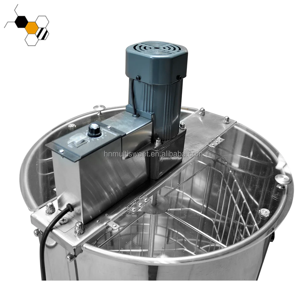 Electric Honey Separator Extractor Machine 4 Frame Electrical Honey Extractor