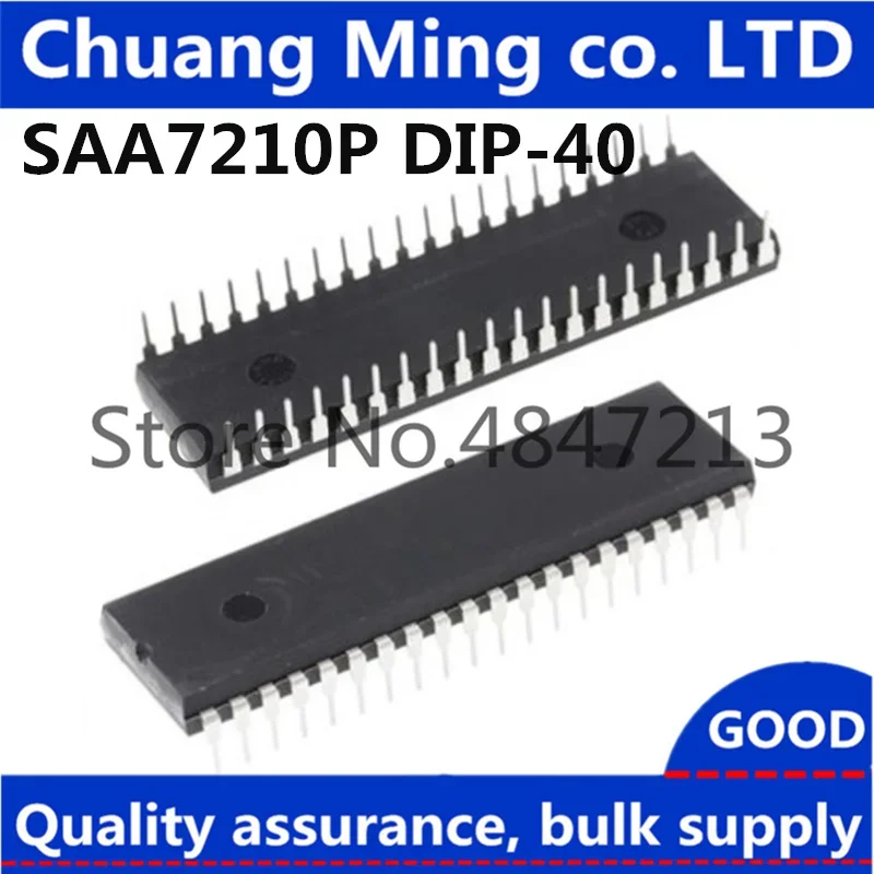 Free shippin 2pcs/lots SAA7210P SAA7210 DIP-40 IC in stock!