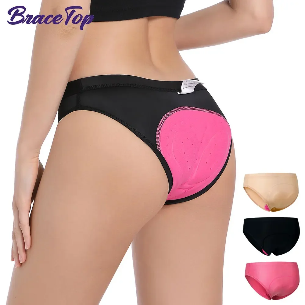 1 PCS Cycling Underwear for Women, 4D Gel Padded Bike Bicycle Shorts Cycle Biking Riding Undershorts MTB Mountain Brief