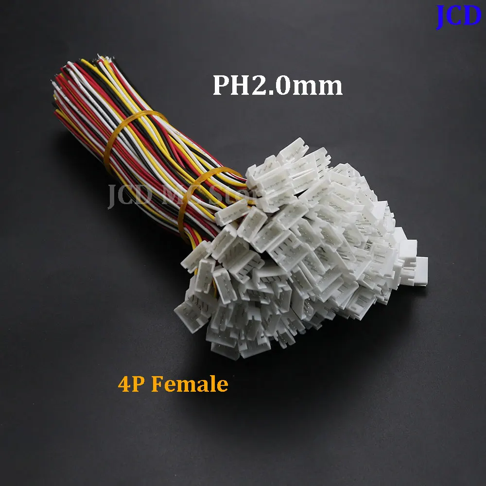 5/10 Stück Mini Micro JST PH 2.0 Stecker 2/3/4/5/6 Pin Anschlusskabel für PH 2.0 Buchsenstecker