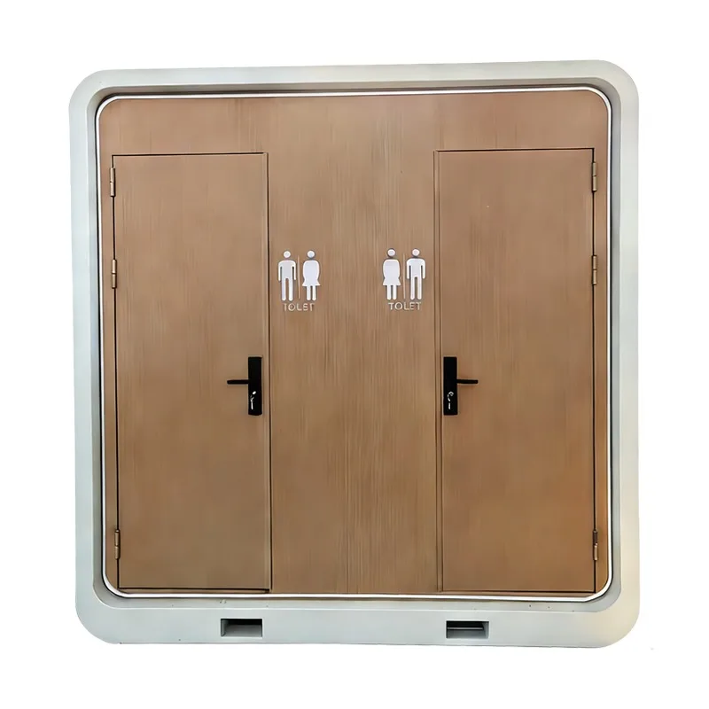 Toilettes mobiles d'urgence multifonctionnelles à déploiement rapide, construction durable, résistance aux intempéries