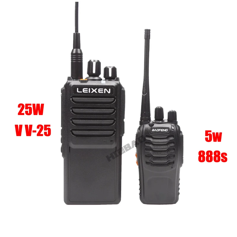 Leixen VV-25 Long Range Uhf Radio 25W Talkie Walkie Long Distance Walkie Talkie 30Km Range KD0189