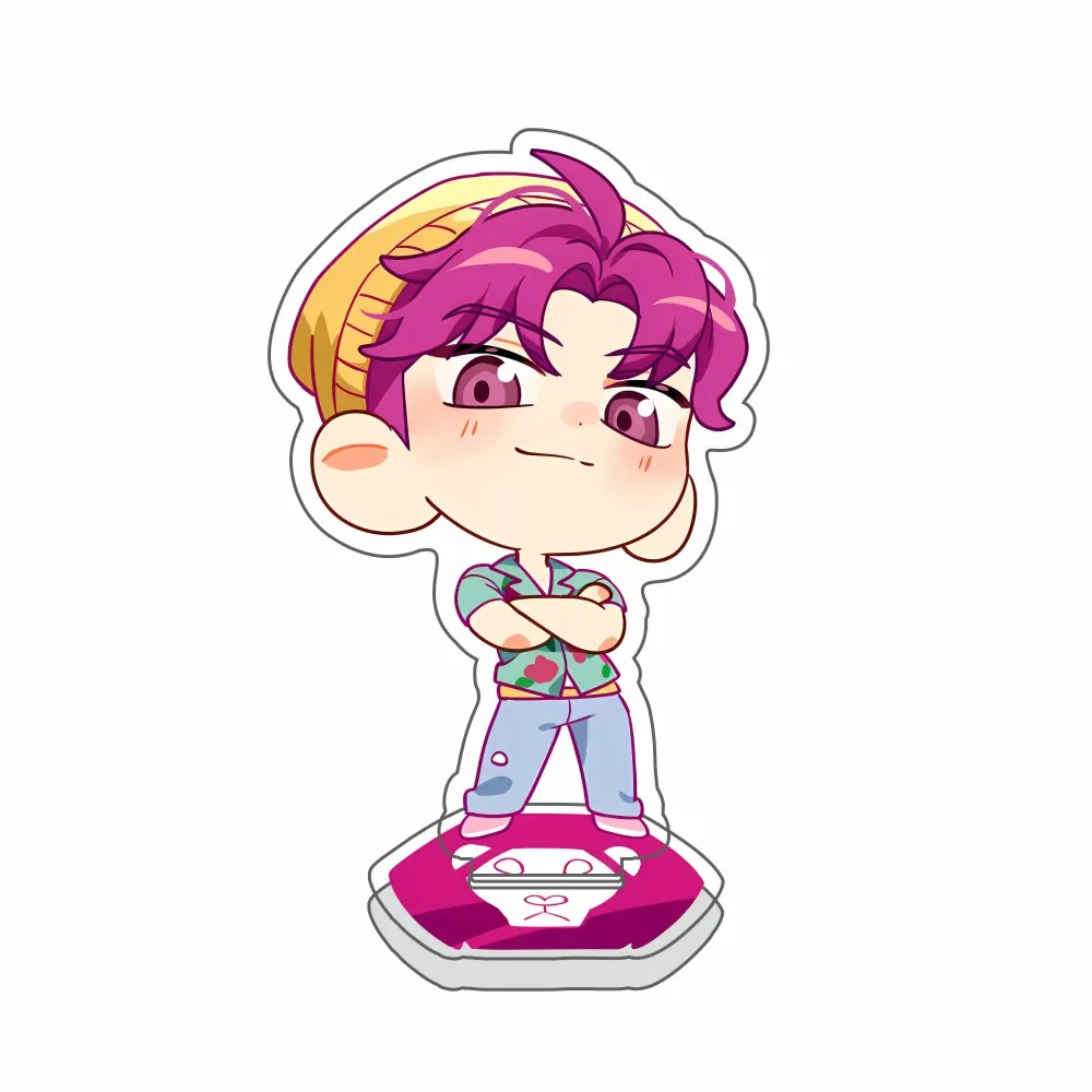 Kpop Demon Hunters Keychains Hot Boys Huntrix Saja Rumi Zoey Jinu Mira Anime Stand Sold My Soul Collection cosplay Fans Gifts - Image 4