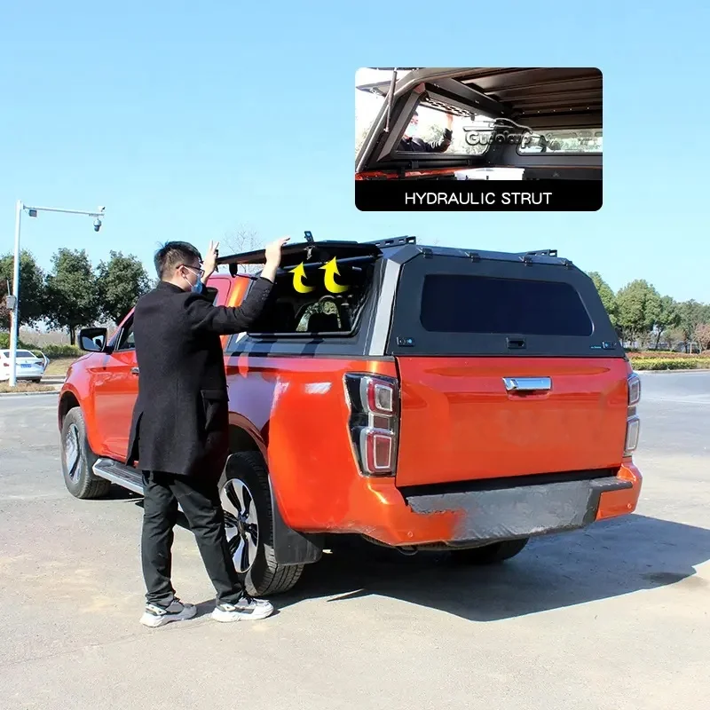 Hot Selling Aluminium Hardtop Canopy Camper Pickup Truck Topper Fit For Hilux Ranger Navara L200 Triton D-Max Colorado Wingle Am