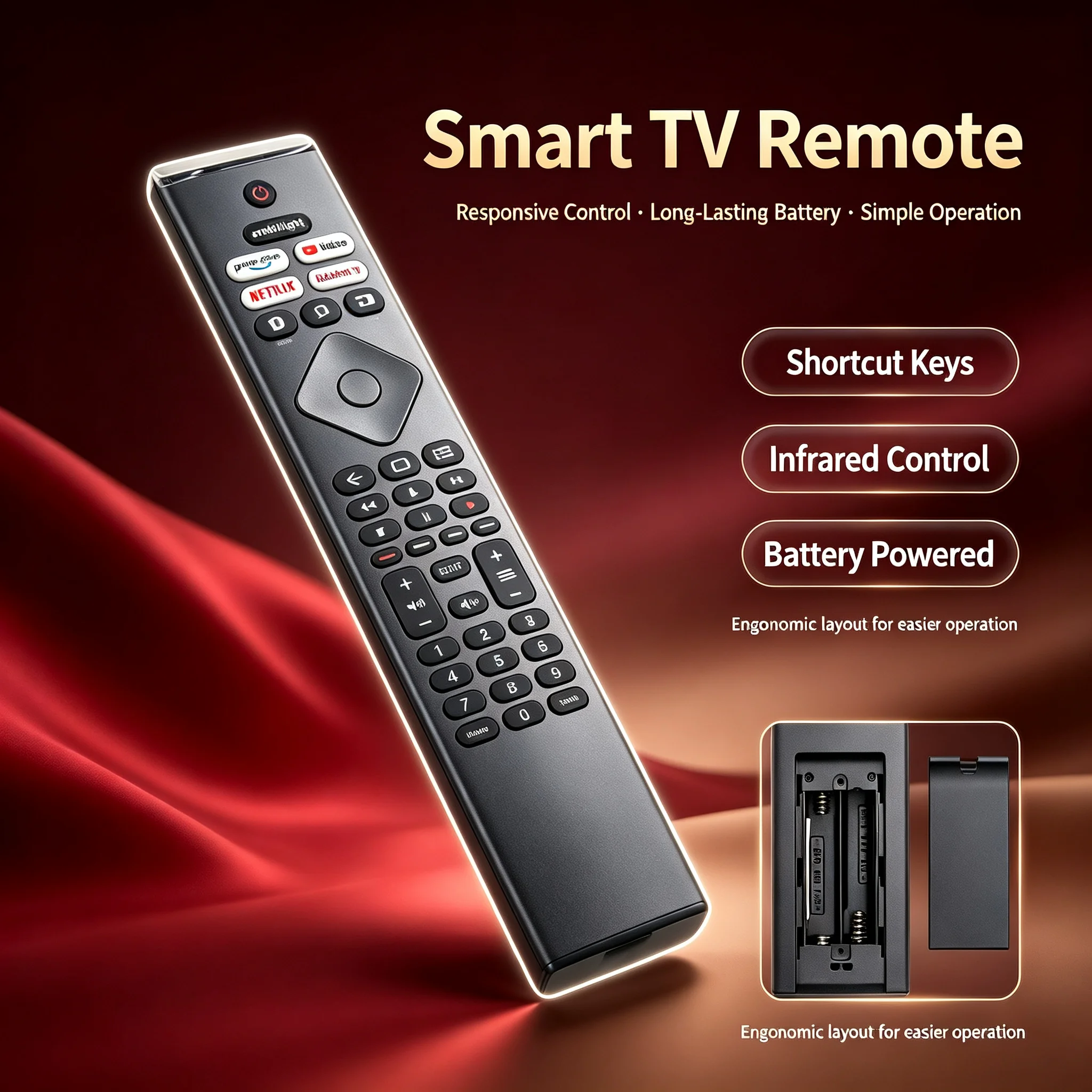 Remote Control 398GR10BEPHN0041BC/HR BRC0984501/01 For Philips 50/43/55/65/75/70PUS7906 7956 55OLED706 65OLED706 LED TV