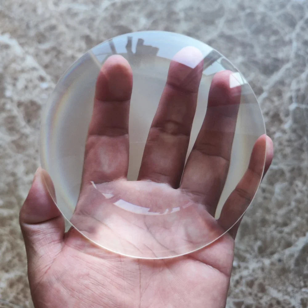 

Diameter 127mm Double Convex Lens Magnifier Lens 10X 20X Magnification for Desktop Magnifier Replacement