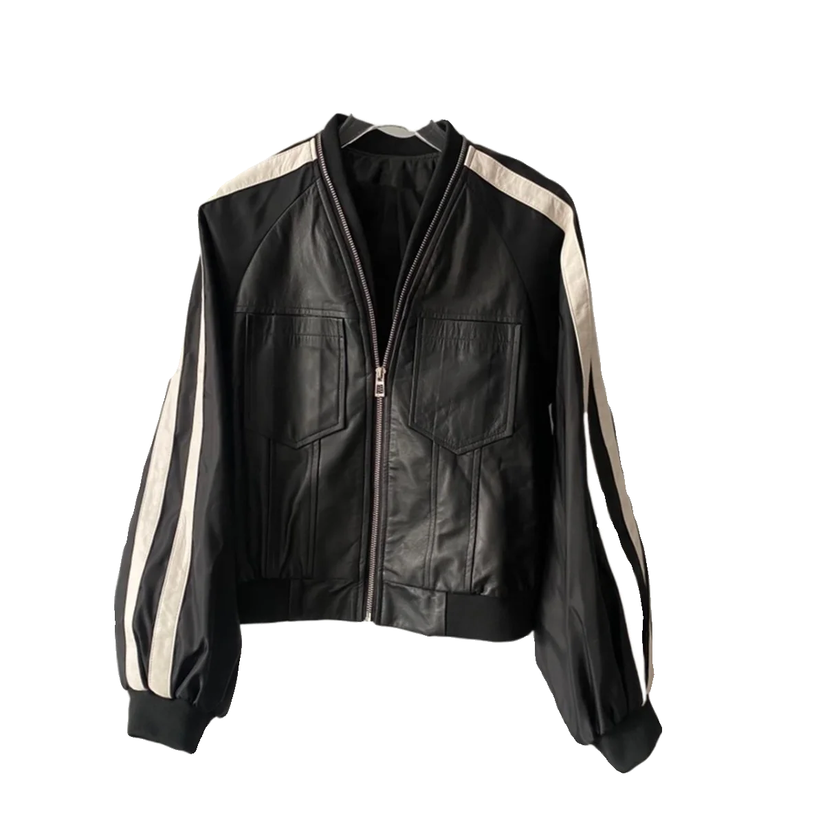 Modna skórzana kurtka motocyklowa damska do gier sportowych, kolor V-Ne, skóra bydlęca, płaszcz do dojazdów do pracy, wiatroodporny, jednolity kolor.