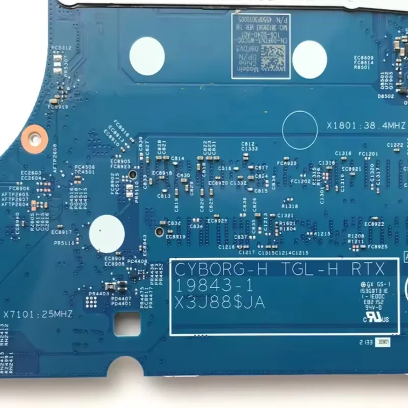 Carte mère CN-09FDV3 09FDV3 9FDV3 pour ordinateur portable DELL 7610, 19843-1 avec processeur SRKT3 I7-11800H GN20-E3-A1 RTX3060, 100% testée