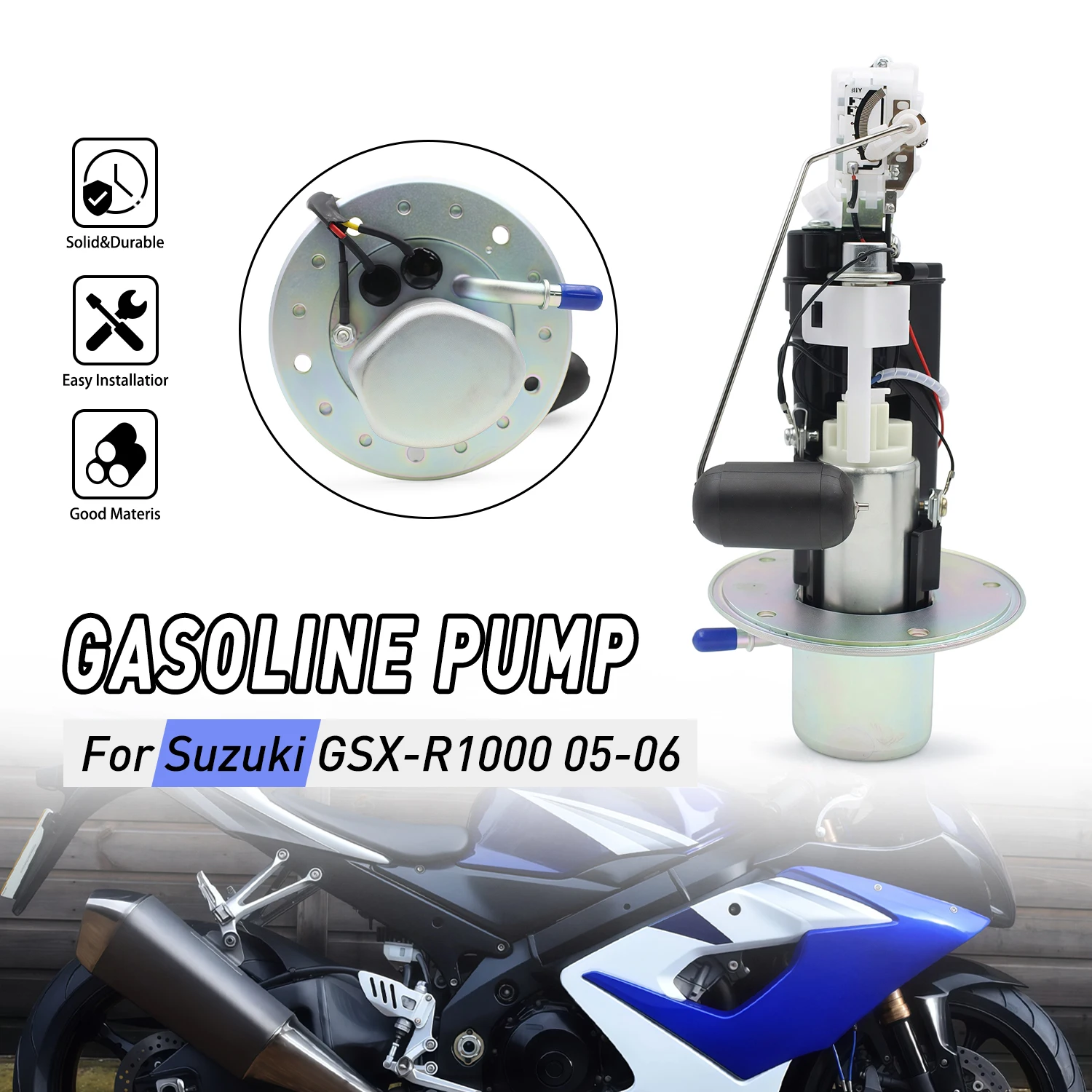 UC-T30SU21 UCT30SU21 Motorcycle Fuel Pump Assembly 1510041G00 For Suzuki GSXR 1000 GSXR1000 GSXR-1000 2005 2006