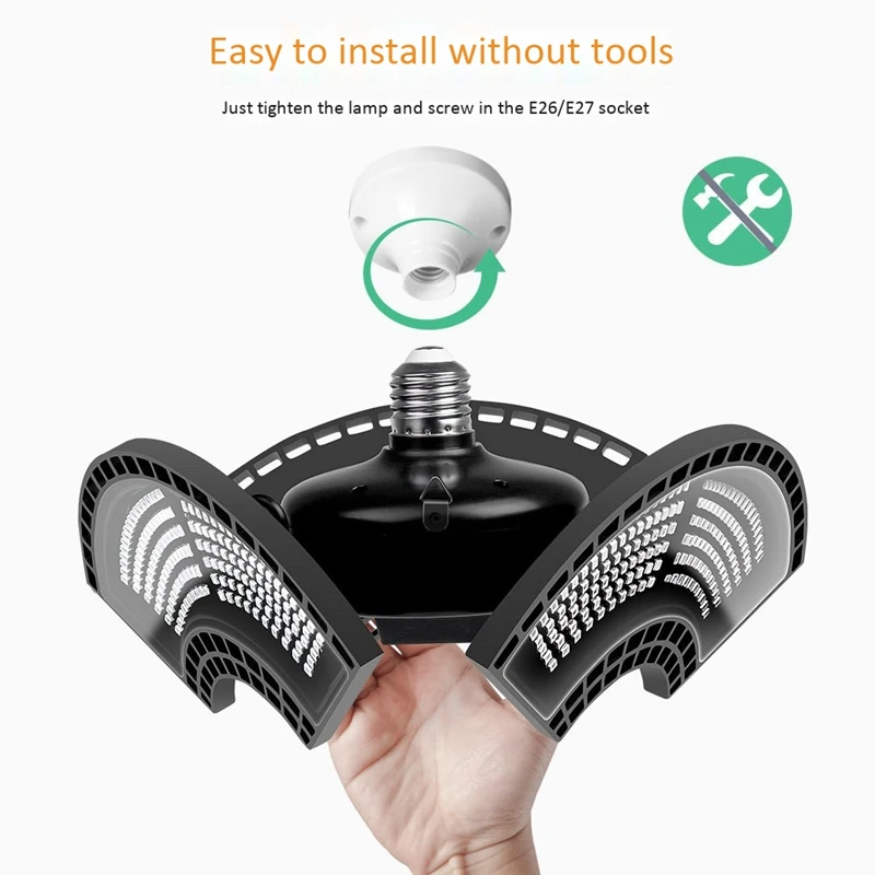 E27/E26 лампа для выращивания растений, светодиодная лампа полного спектра для роста растений, фитолампа для рассады цветов для комнатных гидропонных растений, черная