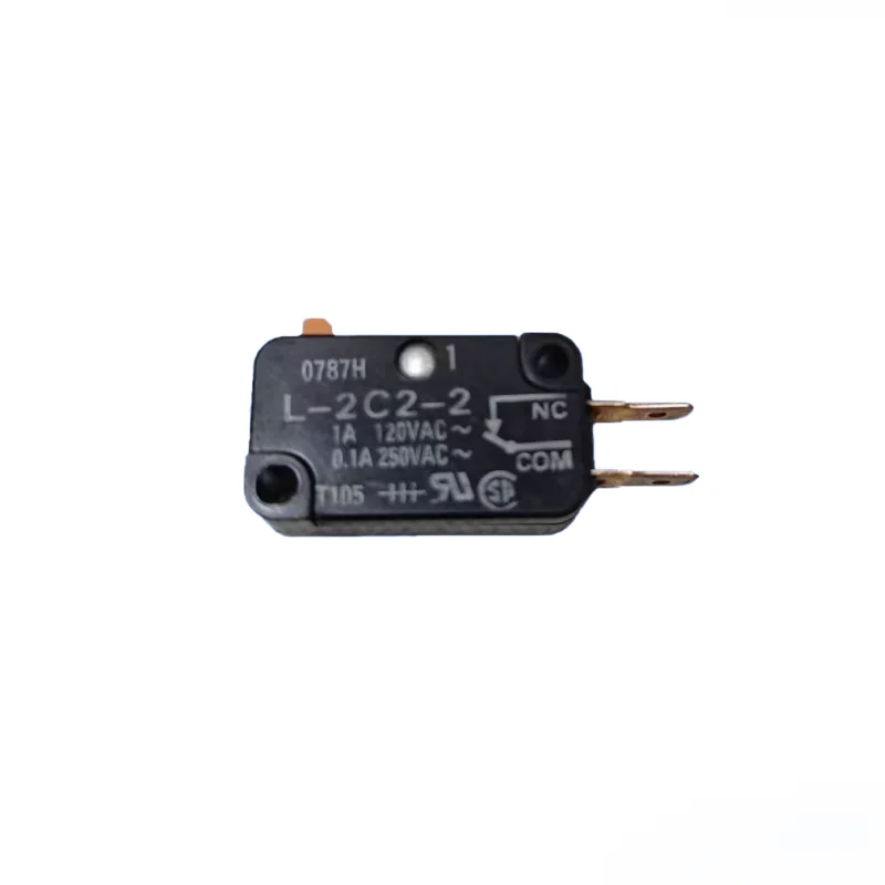 10/50PCS Genuine New OMRON Micro Switches L-3C2-2, L-2C2-2 - Normally Open (NO), Handleless Microwave Oven Door Switches